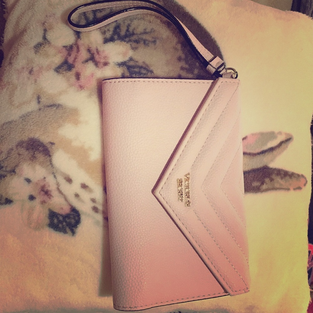 Victoria Secret pink wrist wallet